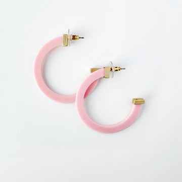 Acrylic Hoop Earrings