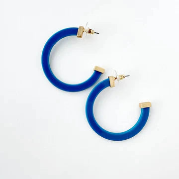 Acrylic Hoop Earrings