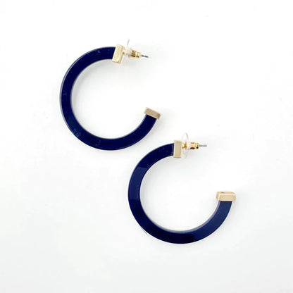 Acrylic Hoop Earrings