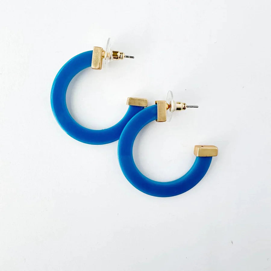 Acrylic Hoop Earrings