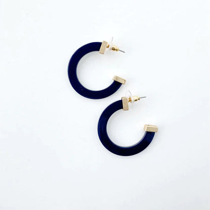 Acrylic Hoop Earrings