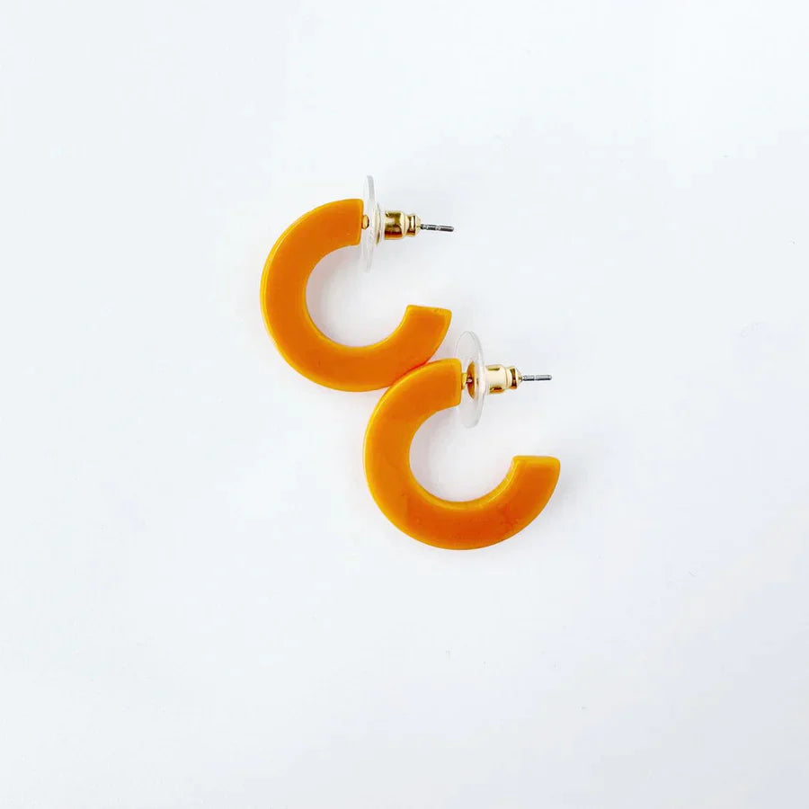 Acrylic Hoop Earrings