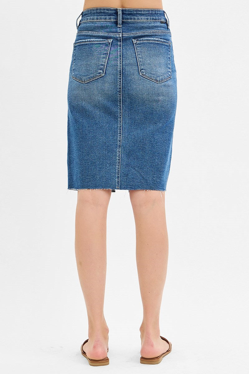 Denim Pencil Skirt
