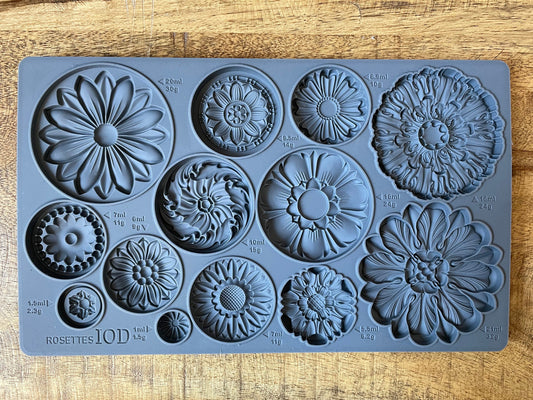Rosettes 6X10 IOD Moulds