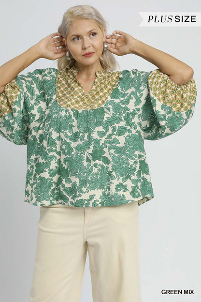 Botanic Drift Top | Green
