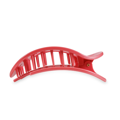 Round Flat Hair Clip | Large | Calming Coral