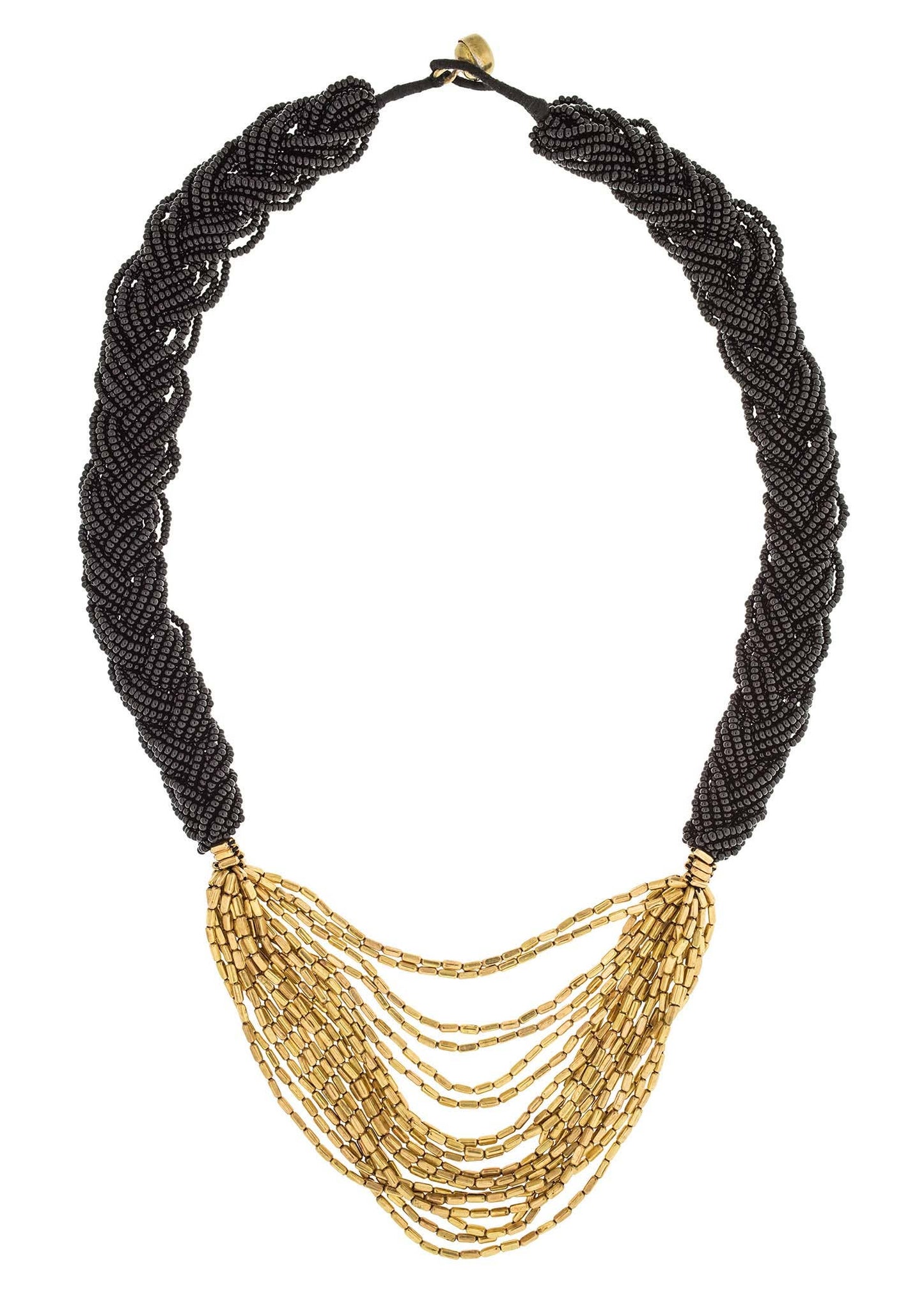 The Braided Hema Necklace- Black