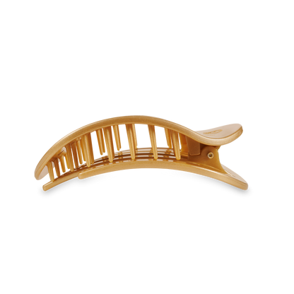 Round Flat Hair Clip | Medium | Champagne Toast