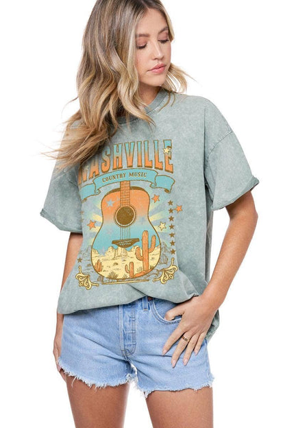 Nashville Country Music Tee | Green