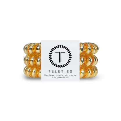 Spiral Hair Coils | Large | Sunset Gold Hair Ties