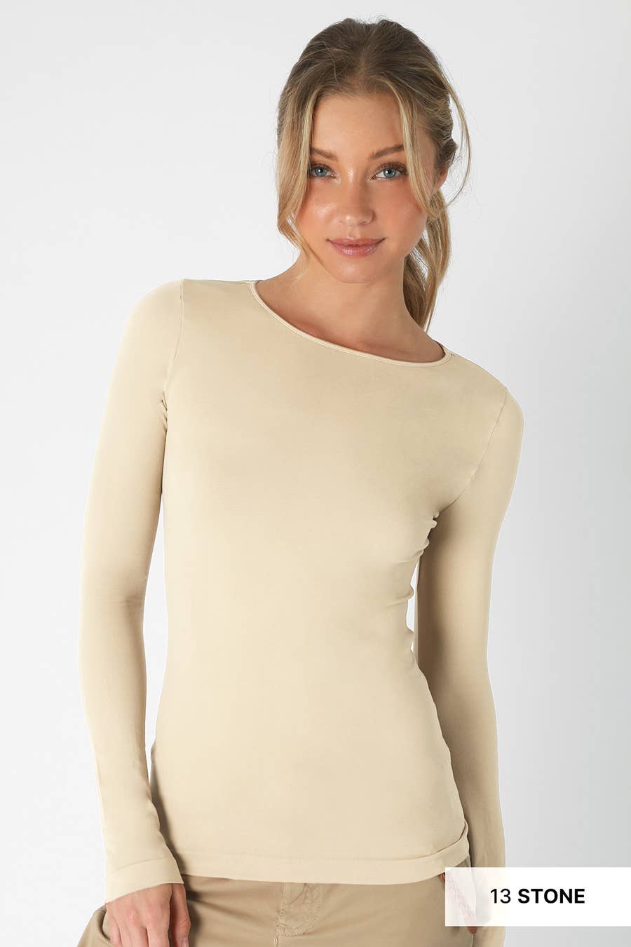 Long Sleeve Crew Neck Top