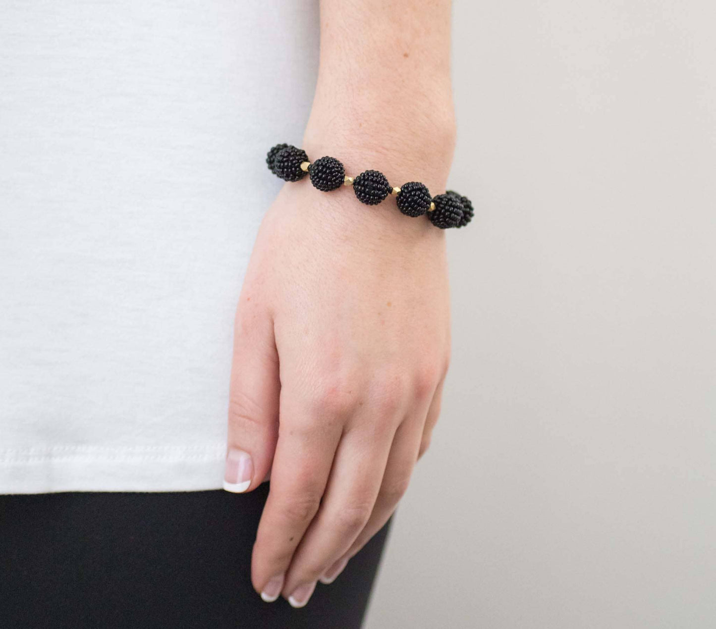 Luxe Globe Bracelet - Black