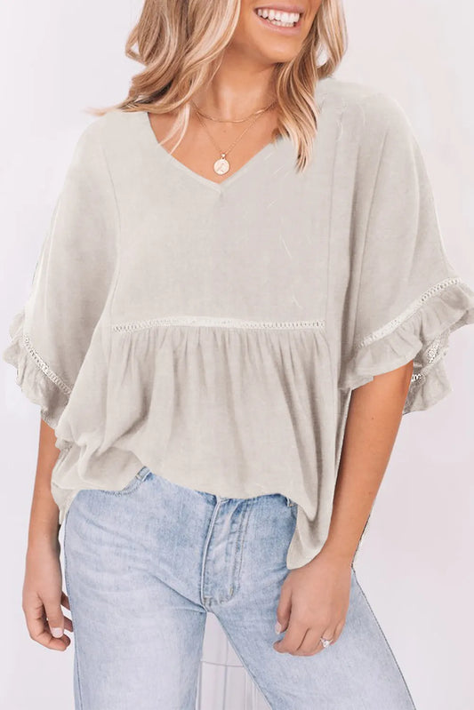 Oh Darlin' Ruffle V-Neck Top