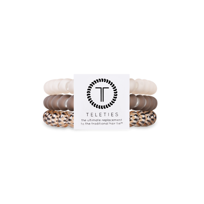 Toasted - Small Spiral Hair Coils, Hair Ties, 3-pack