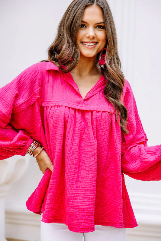 Beautifully Bubbly Sleeve Blouse