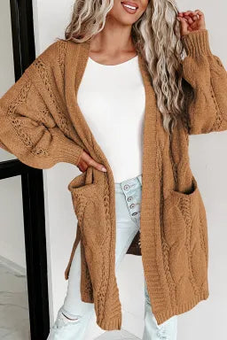 Love Always Wins Cardigan- Brown