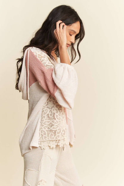 Daisy Mae Lace Hoodie