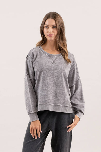 Comfy Day Sweatshirt | Charcoal