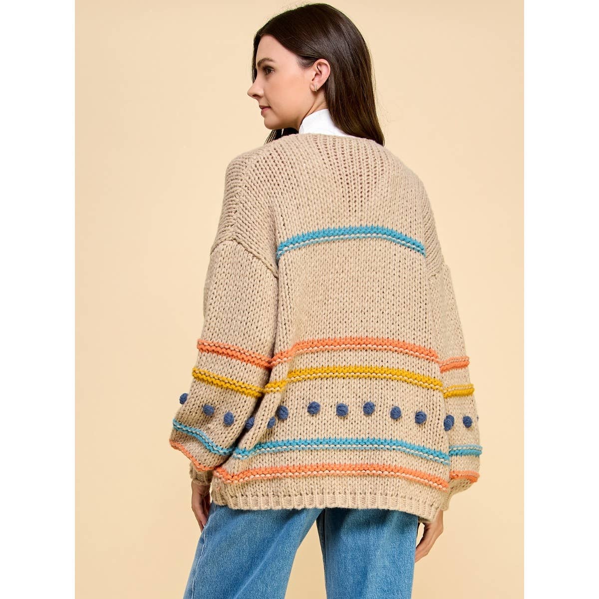 Maisie Pom Pom Cardigan