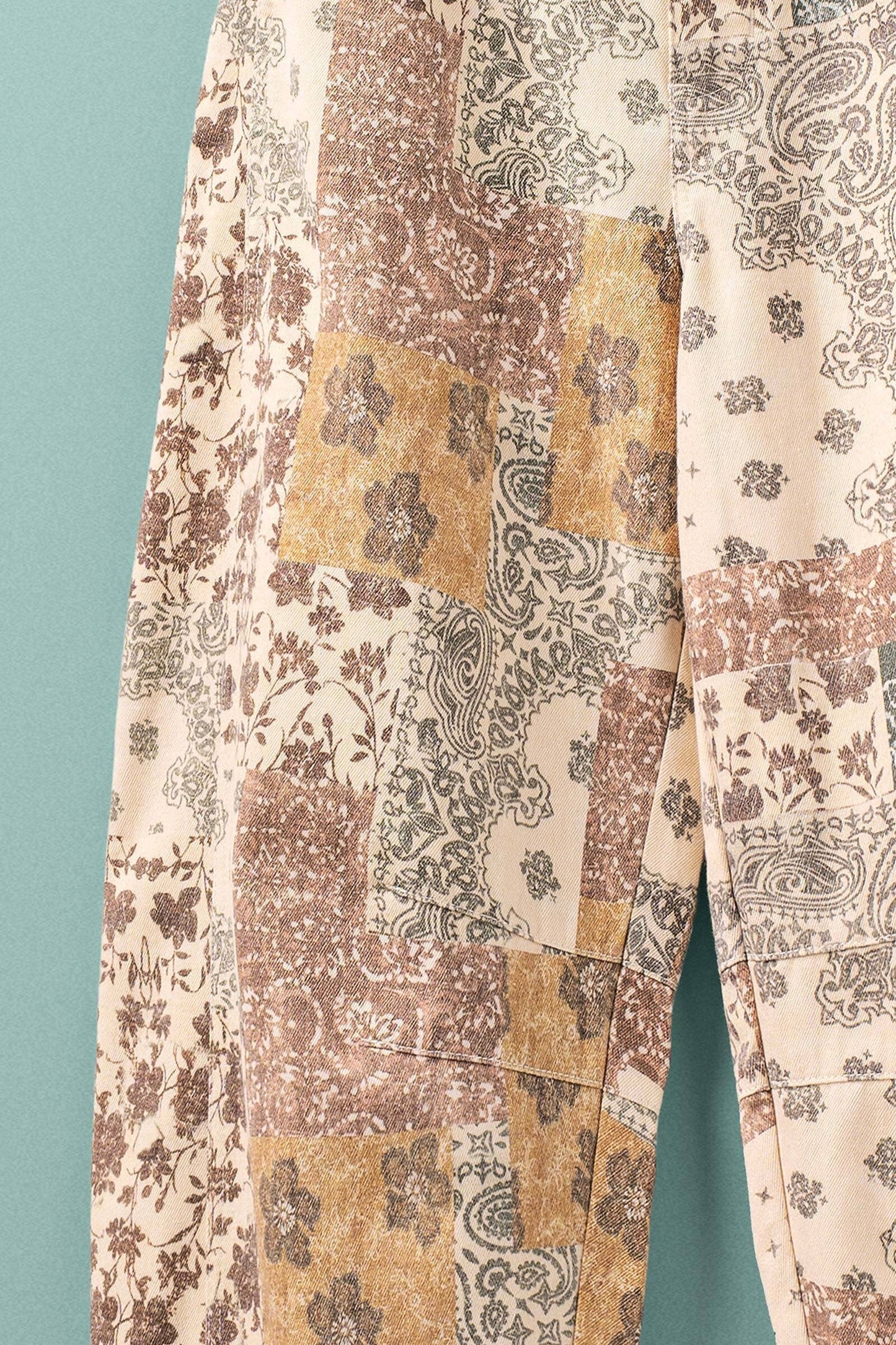 Paisley Wide Leg Jeans