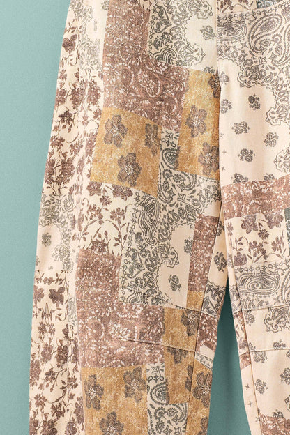 Paisley Wide Leg Jeans