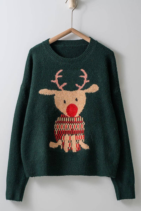 Red Nosed Rudolph Sweater
