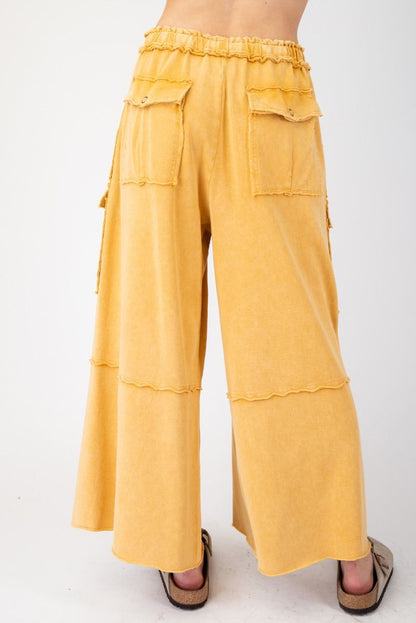 Dr. Feel Good Cargo Pants | Mustard