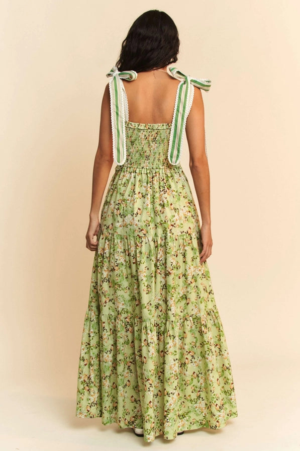 Celeste Bloom Maxi Dress | Sage