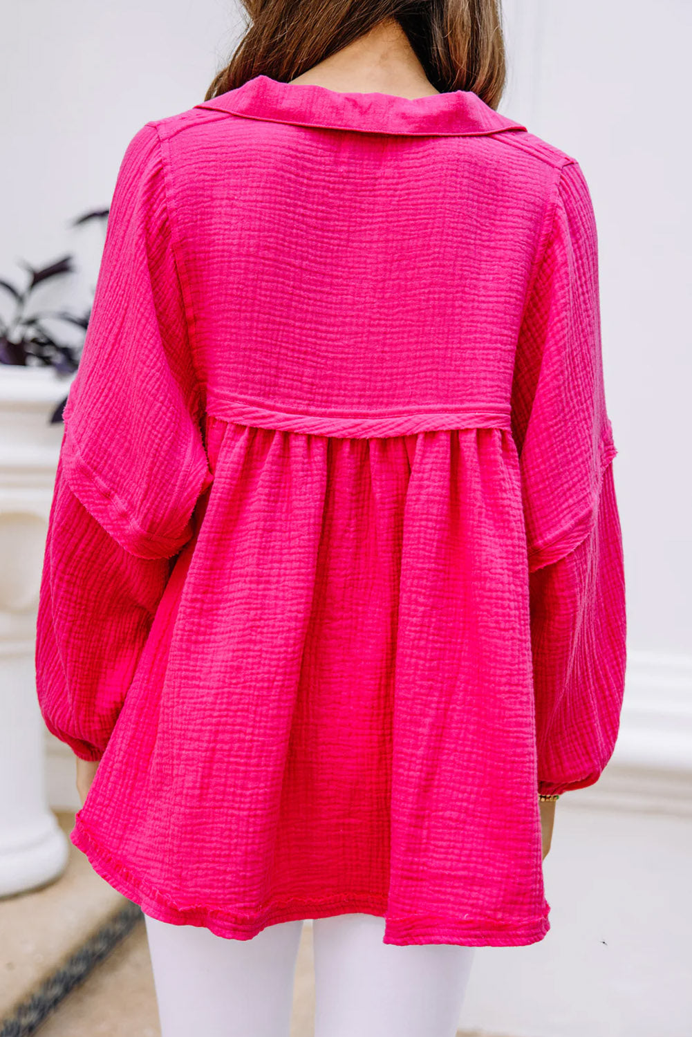 Beautifully Bubbly Sleeve Blouse