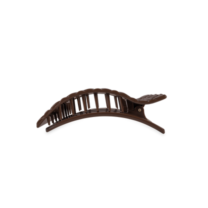 Flat Rectangle Hair Clip | Small | Truly Taupe Quilted