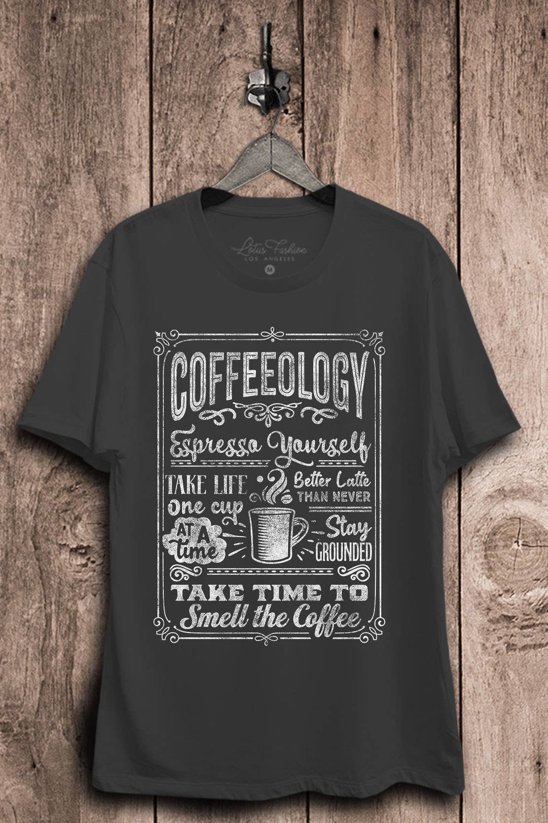 Coffeeology Graphic Tee | Dark Gray