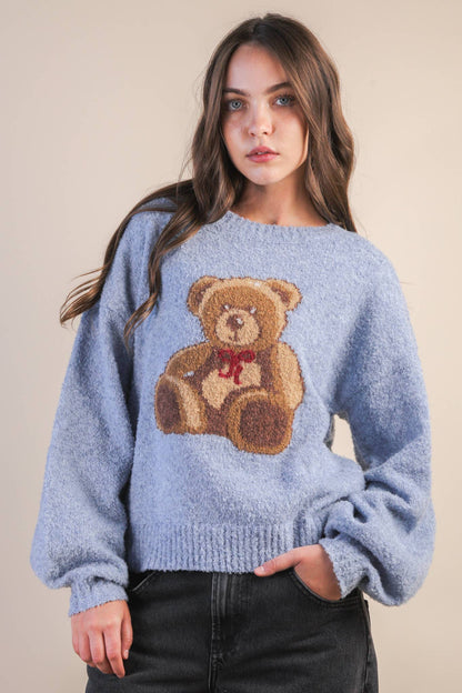 My Teddy Bear Sweater | Blue
