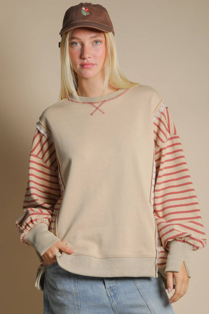 Sweetheart Stripe Pullover