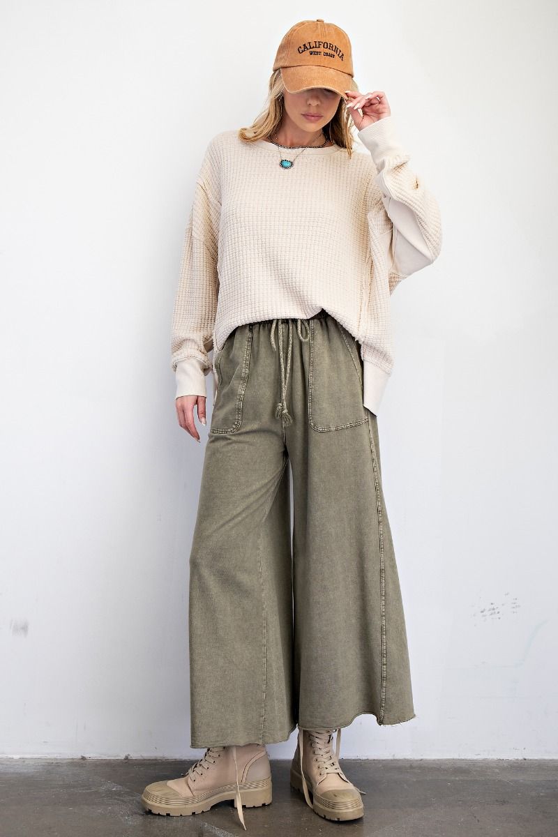 Romy Relaxed Sweats | Olive