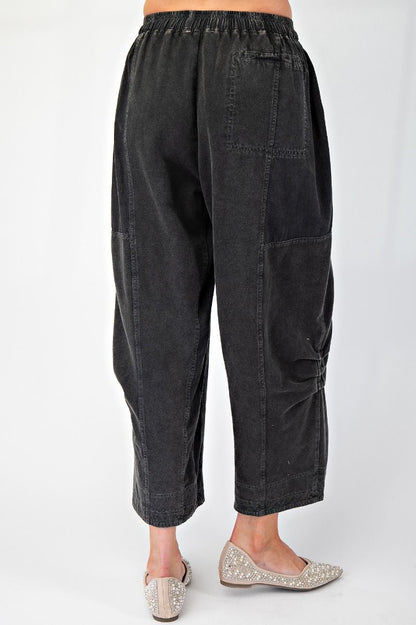 Marley Mix Knit Joggers | Black