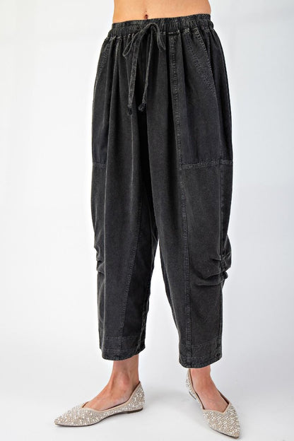 Marley Mix Knit Joggers | Black