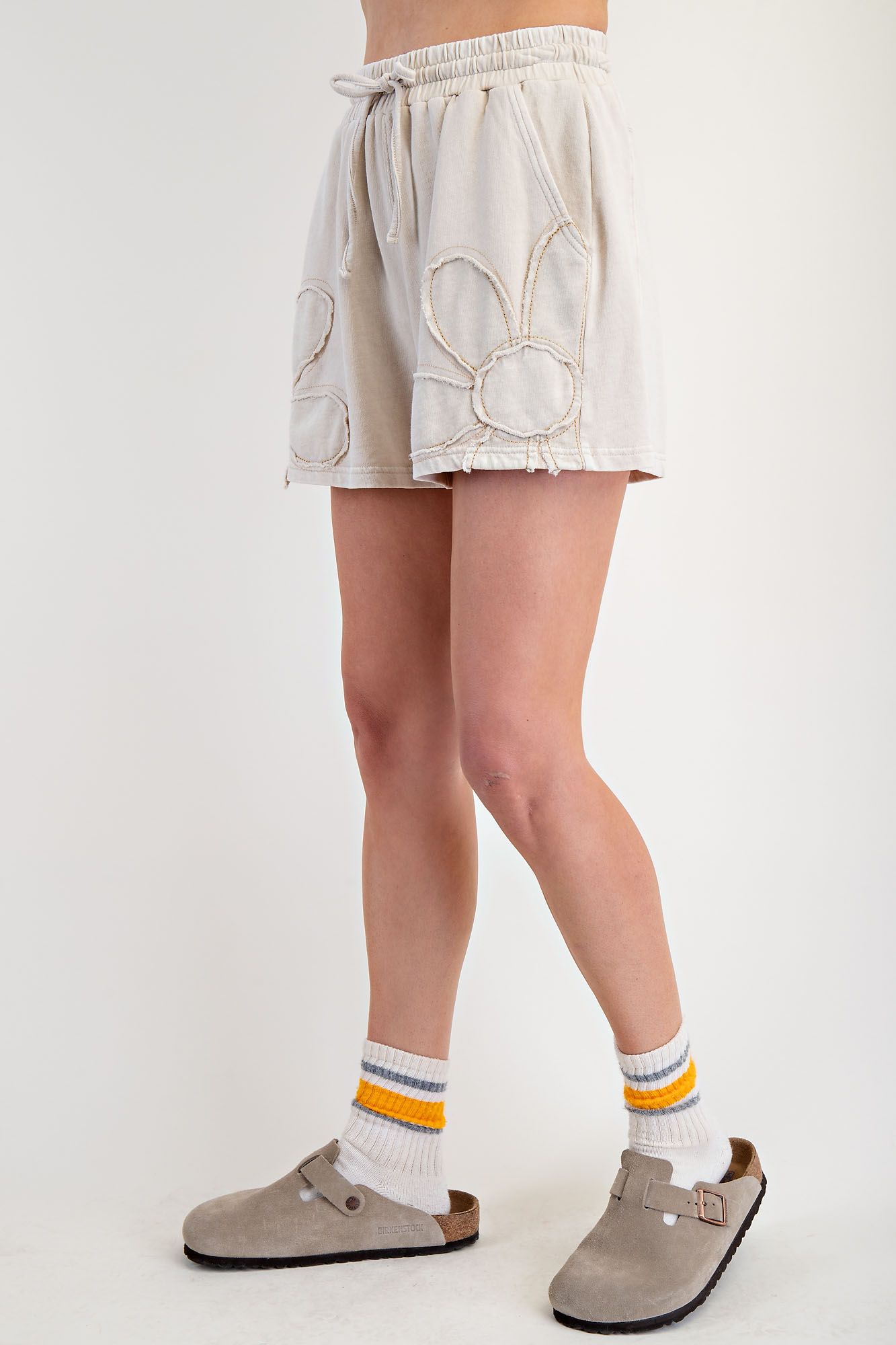 Bloom Knit Shorts | Khaki