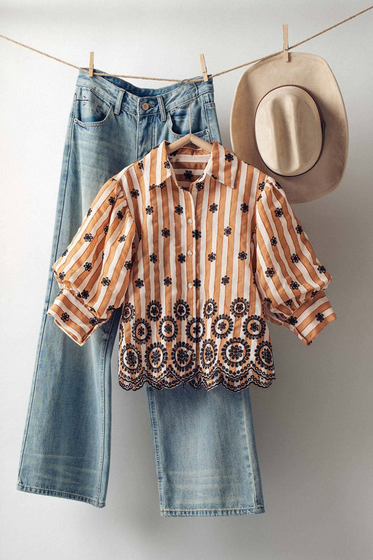 Adeline Scallop Blouse