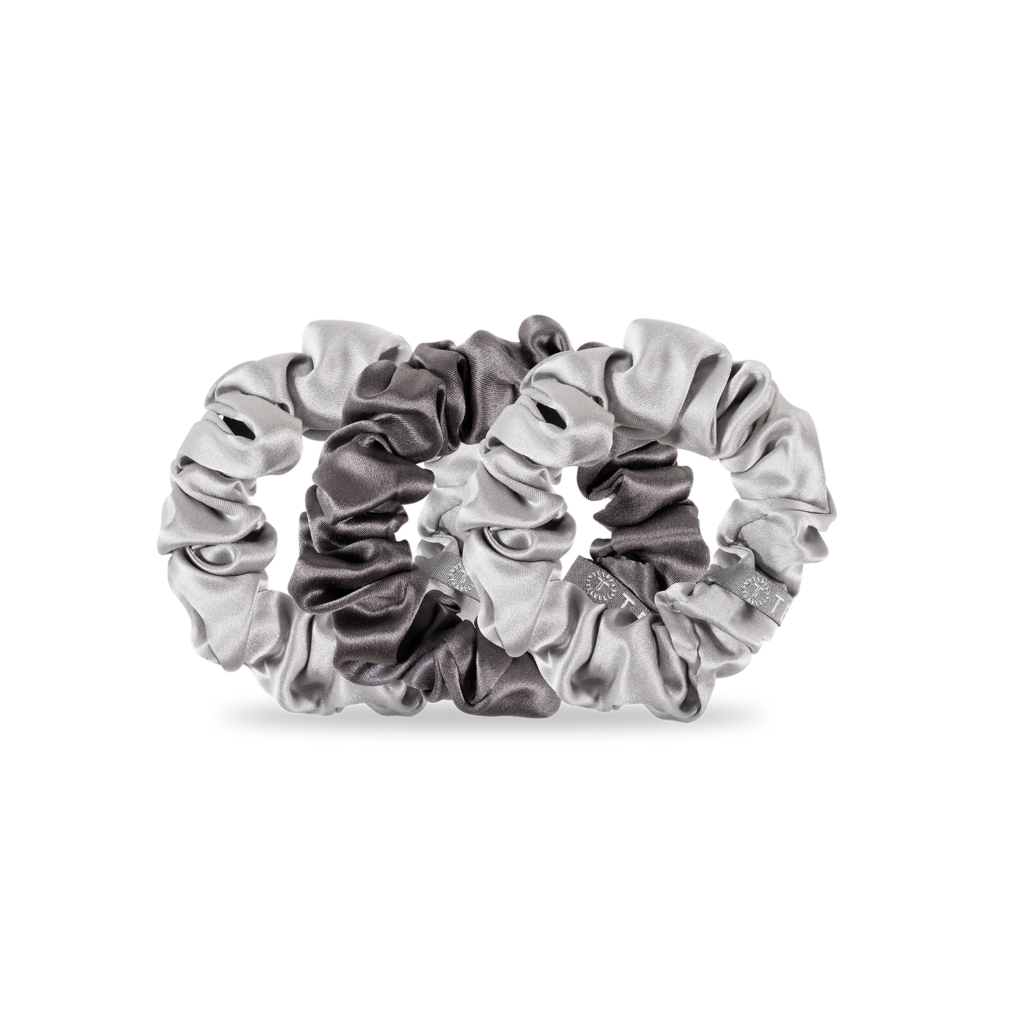 Silver Flames - Small Scrunchie, 3-Pack