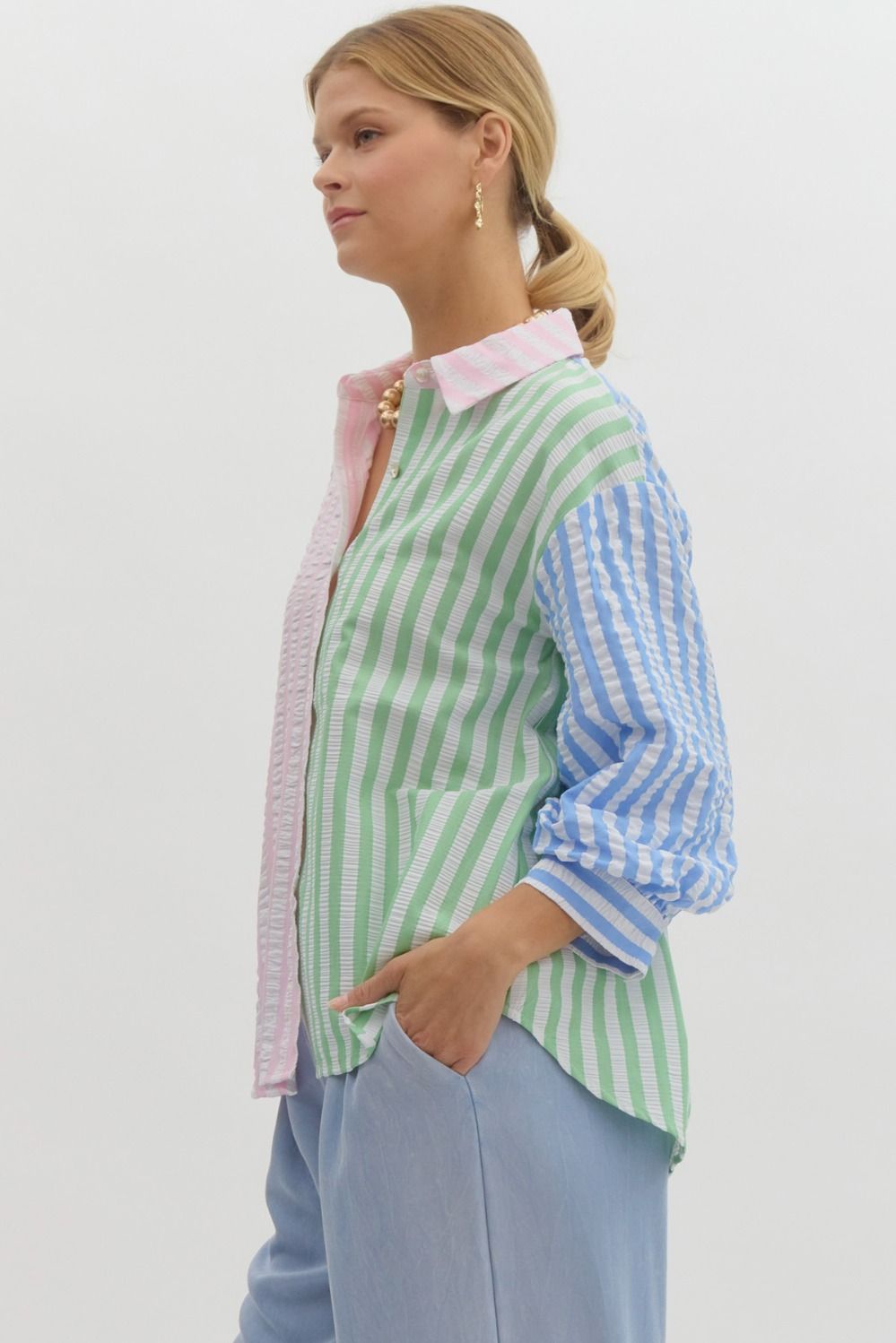 Callie Stripe Top