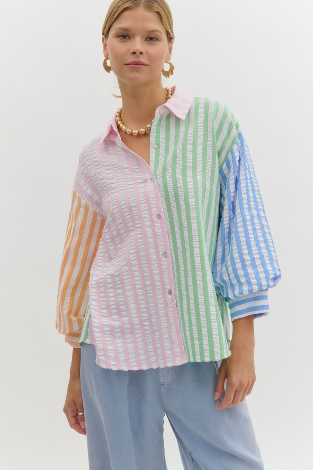 Callie Stripe Top