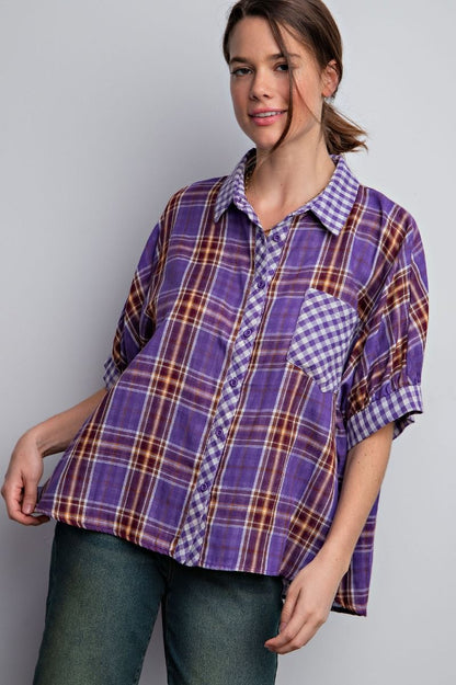 Juliet Plaid/Gingham Top