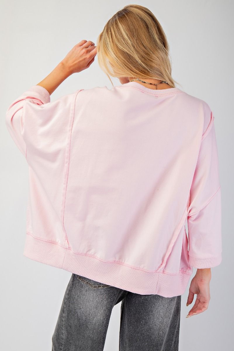 Love Terry Pullover | Pink