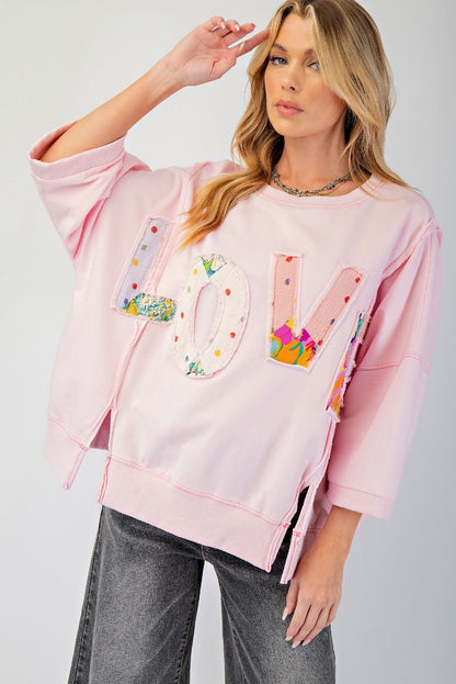 Love Terry Pullover | Pink