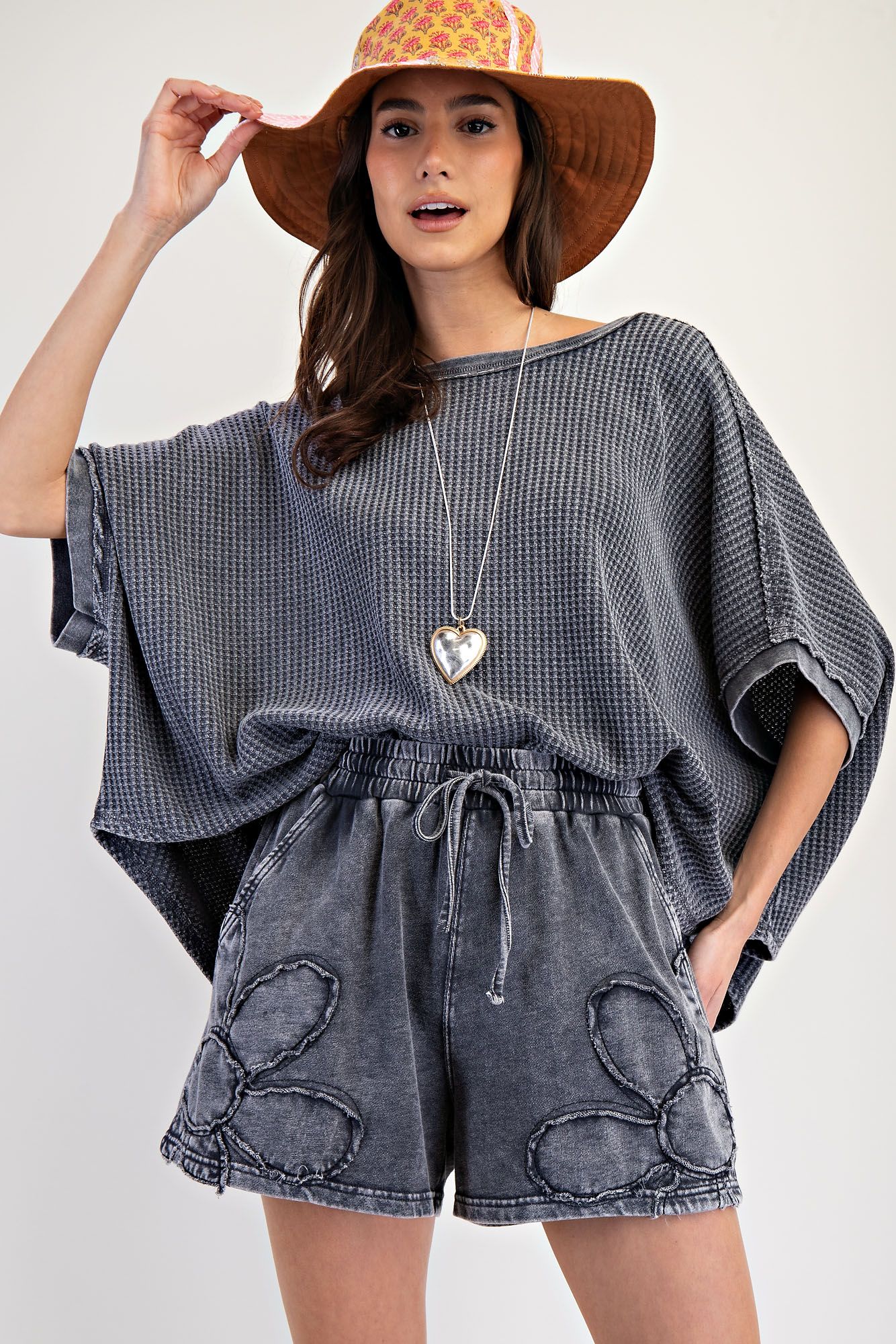 Drew Slouchy Knit Top | Ash