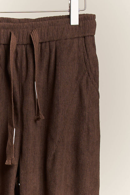 Daddy Fit Corduroy Baggy Pants | Brown