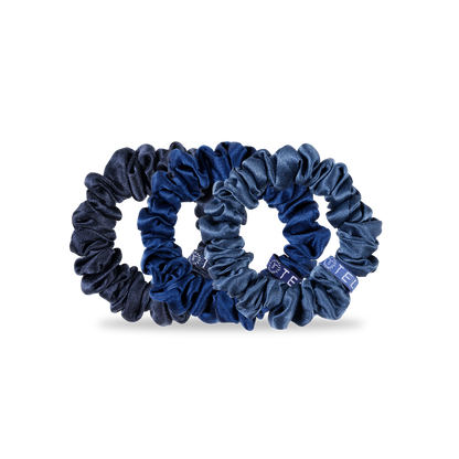 Midnight Rain - Small Scrunchie, 3-Pack