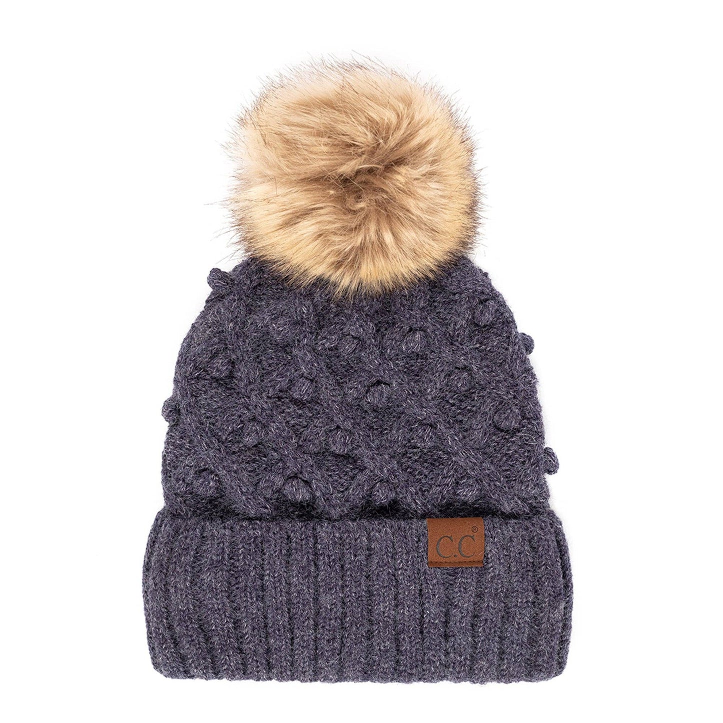 C.C Crafted Pom Detail Beanie