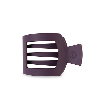Burgundy Bliss Medium Flat Square Hair Clip