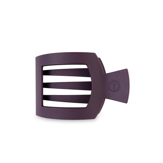 Burgundy Bliss Medium Flat Square Hair Clip
